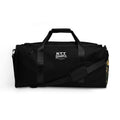 Front view of the TV-D1 Field Duffle Bag with one white KTT Goods Co. mark centered between the black carry straps.