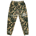 Front view of the TV-D1 Field Track Pants with one white KTT Goods Co. mark on the wearer's left thigh.