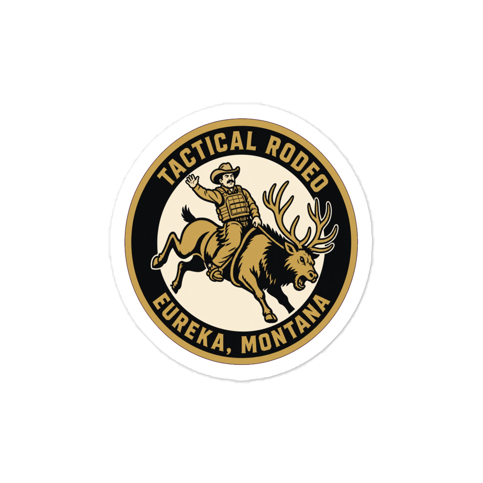 KTT Field Marks — Tactical Rodeo Sticker — 3 × 4 — front view