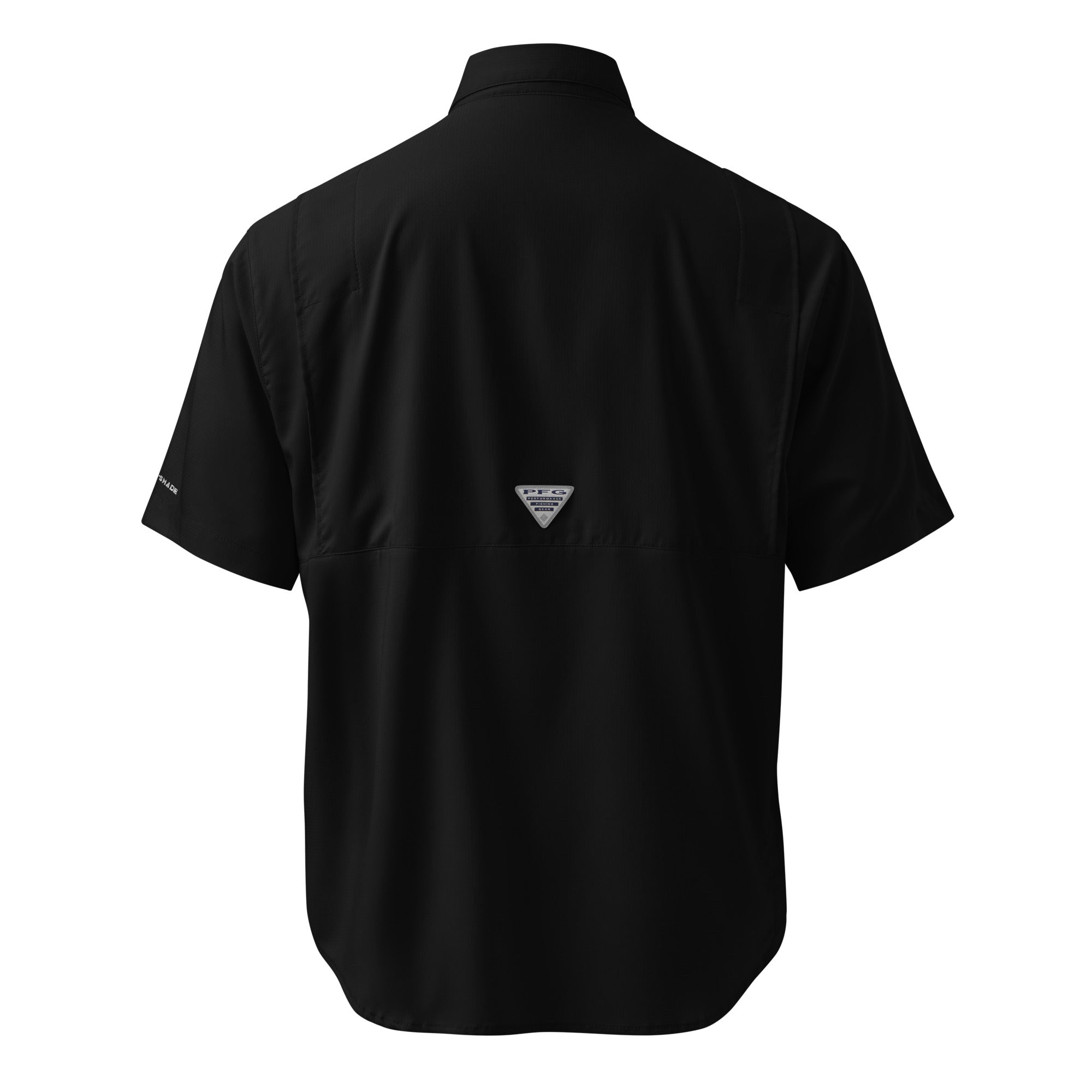 Boy Fuckin' Howdy Columbia Field Shirt — Black — back view