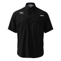 Boy Fuckin' Howdy Columbia Field Shirt — Black — front view