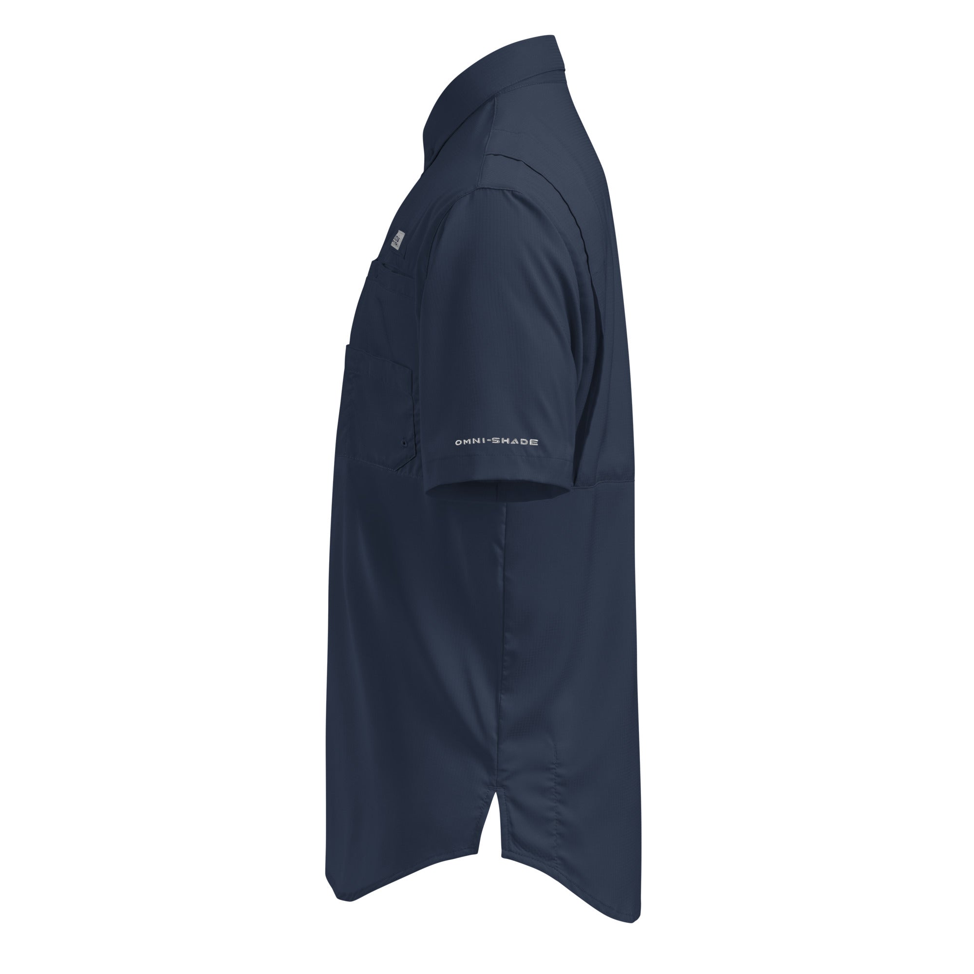 Boy Fuckin' Howdy Columbia Field Shirt — Collegiate Navy — left-side view