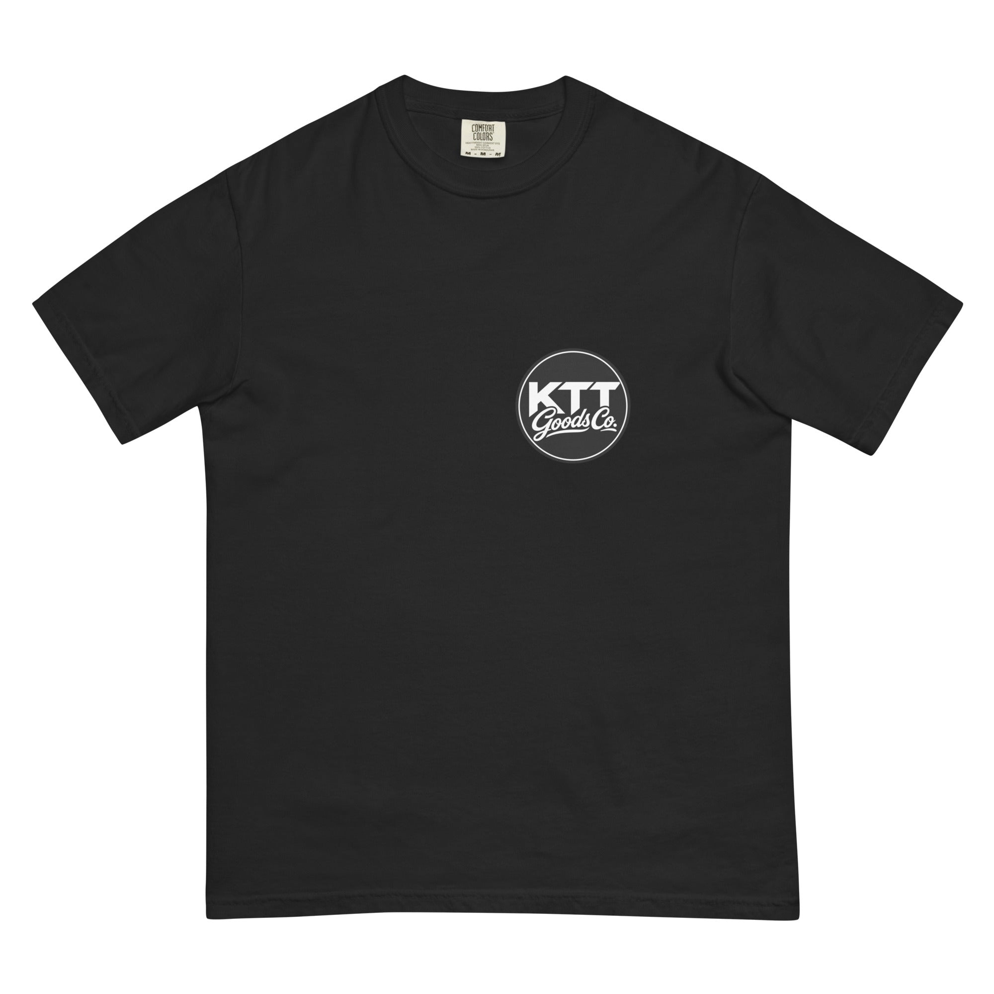 Front of black KTT Gepard Speed Under Control heavyweight tee
