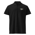 Boy Fuckin' Howdy Premium Polo — Black — front view